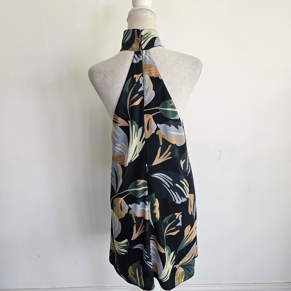 Amanda Uprichard "Queens" Tropical Halter Dress - Picture 6 of 10